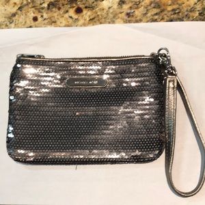 Michael Kors sequin wristlet